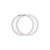 Remo Rem-O Rings, 14-inch Dia, 1-inch + 1.5-inch Widths (1pc Ea), 10-Mil Hazy Film