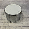 Ludwig 12x15" 8-Lug Chrome over Aluminum w/Rounded Blue Olive B/0 Badge Marching Tom