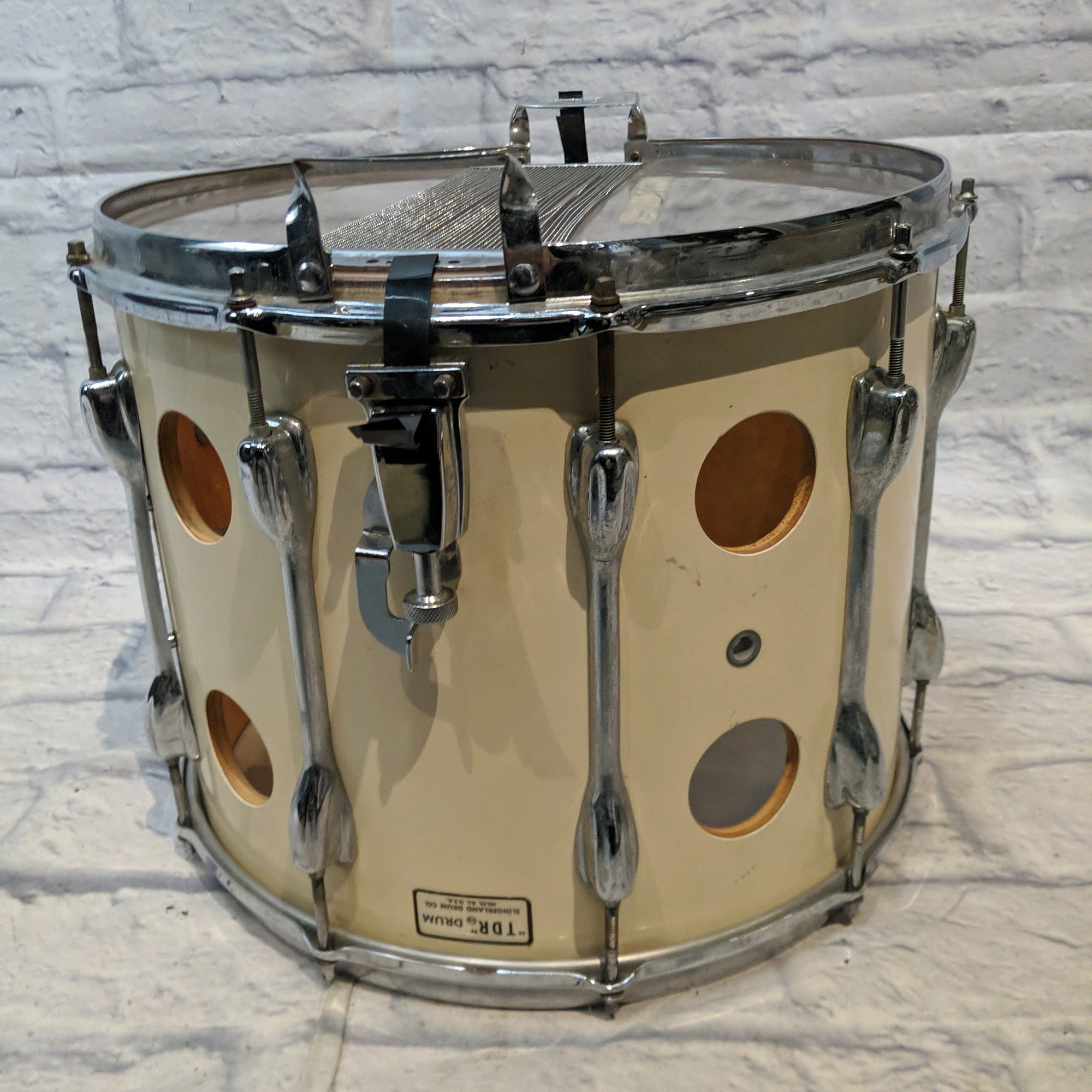 Vintage Slingerland TDR Drum  15" x 12" Marching Snare Drum