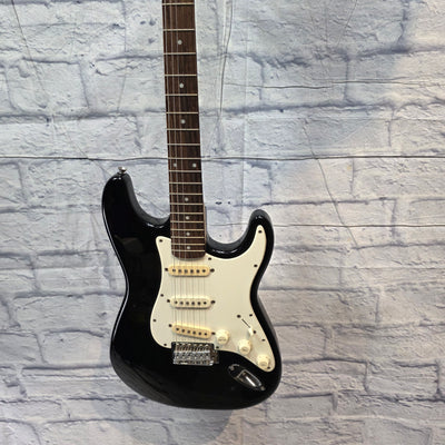 Squier Stratocaster Made In Indonesia 2004 Electric Guitar - Black