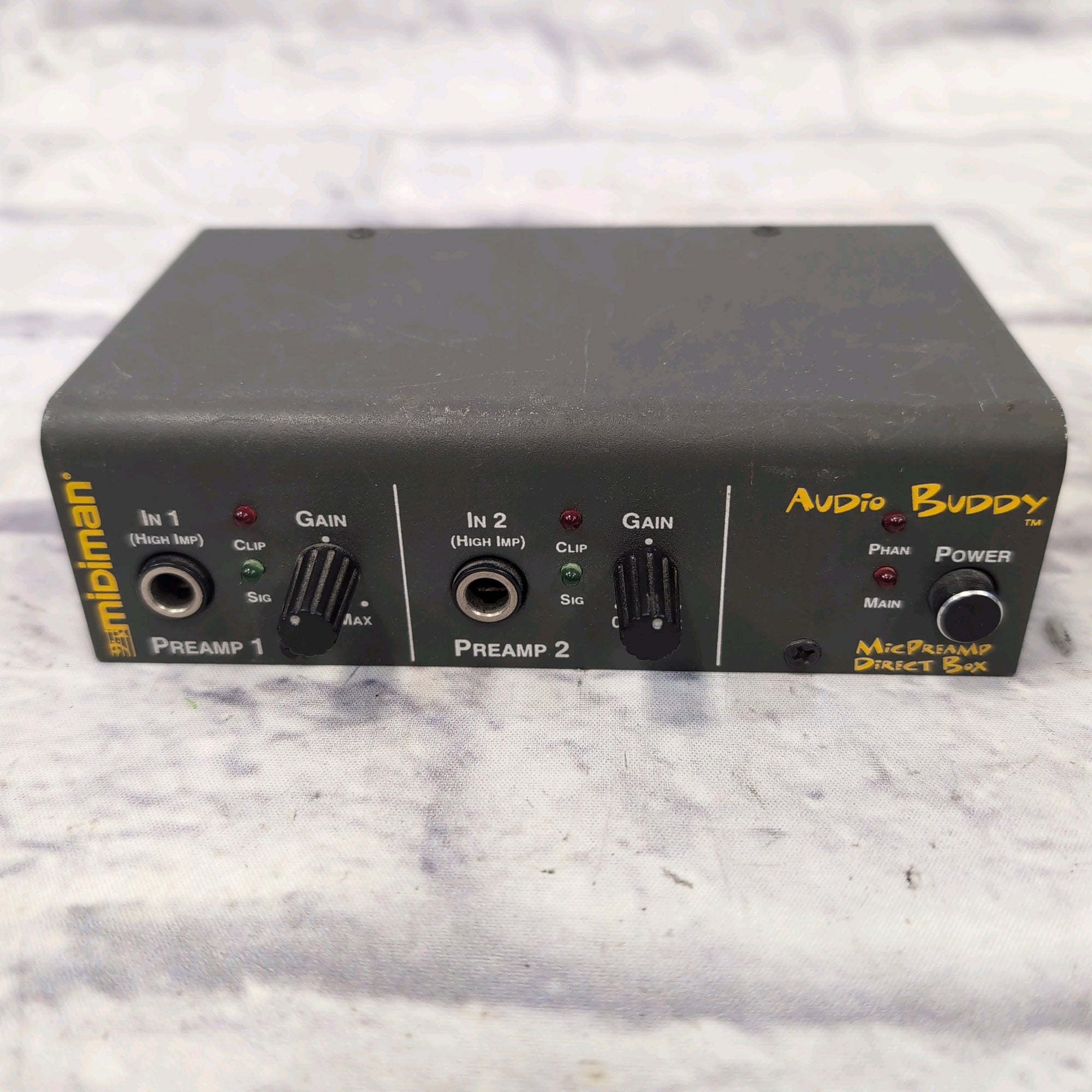 Midiman Audiobuddy Mic Preamp Direct Box