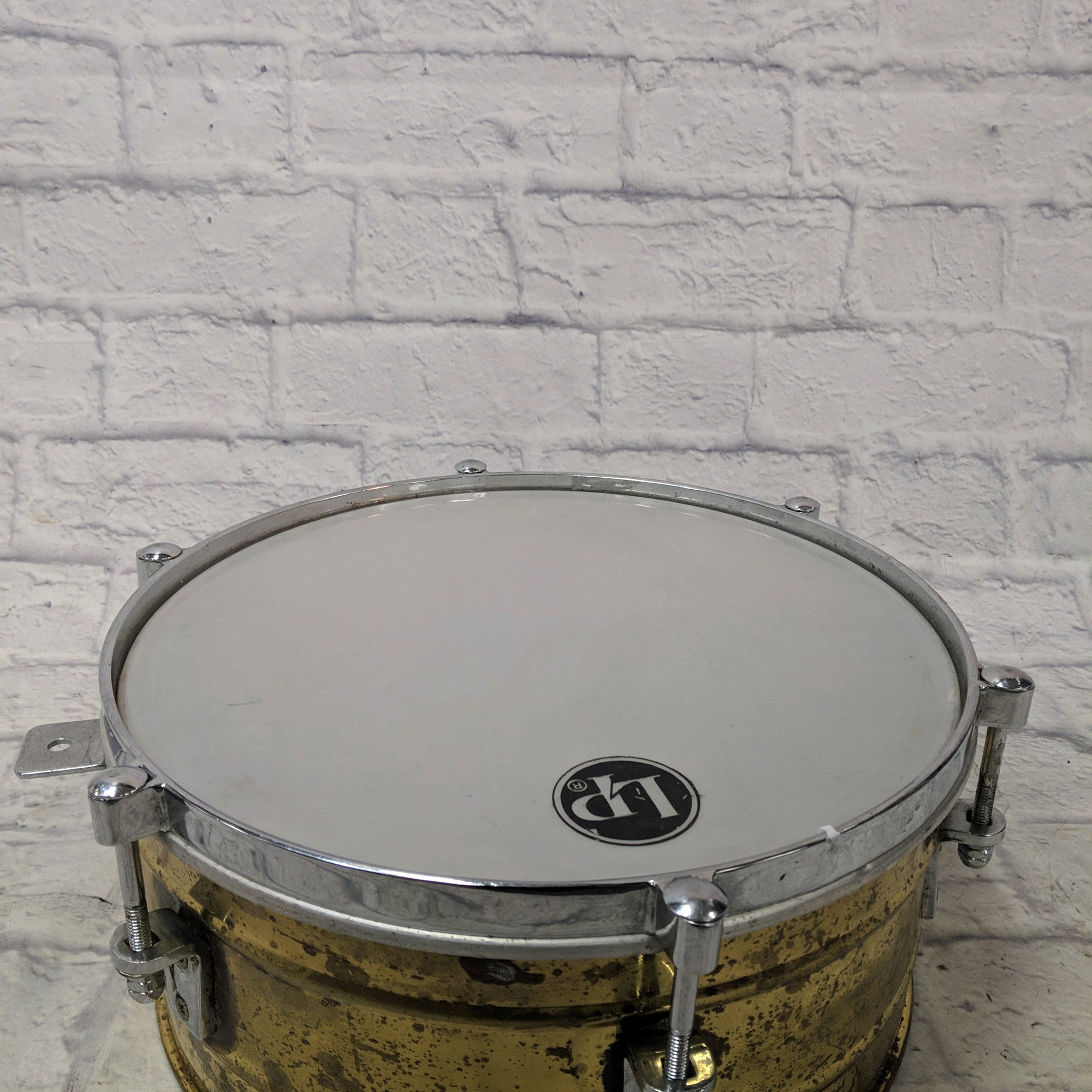 LP Latin Percussion 14 x 6.5 Brass Timbale
