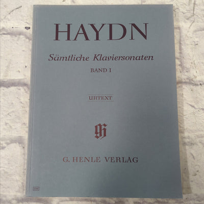 Haydn: Complete Piano Sonatas Vol I URTEXT Sheet Music Book