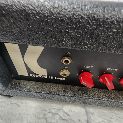 Kustom Lead 3 Guitar Head Reverb Out Guitar Amp Head