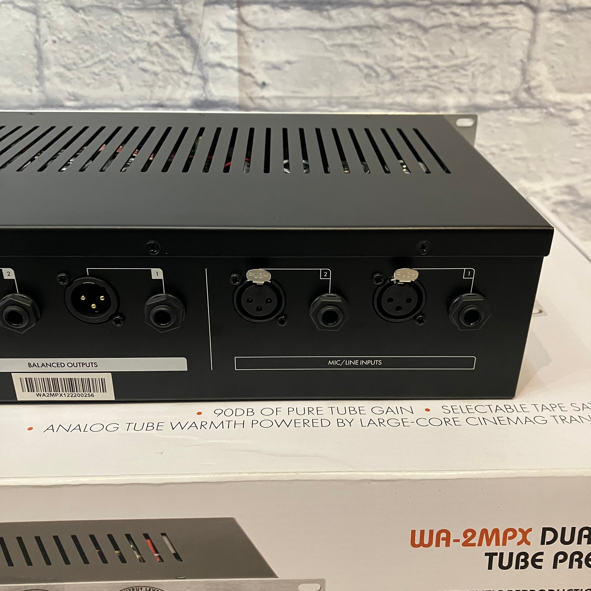Warm Audio WA-2MPX 2-Channel Tube Microphone Preamp