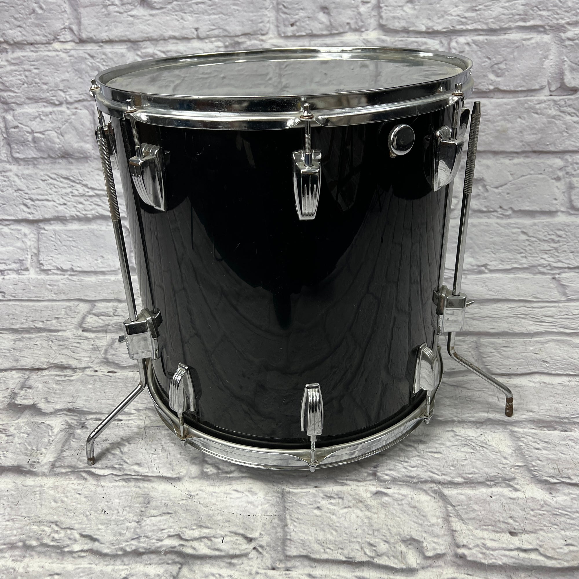 Ludwig Blue Olive Vistalite 12 13 16 22 with 14x5 Snare - Black