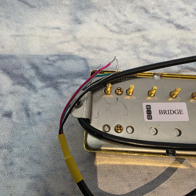 Unknown High Output Humbucker 13K Gold Bridge Pickup