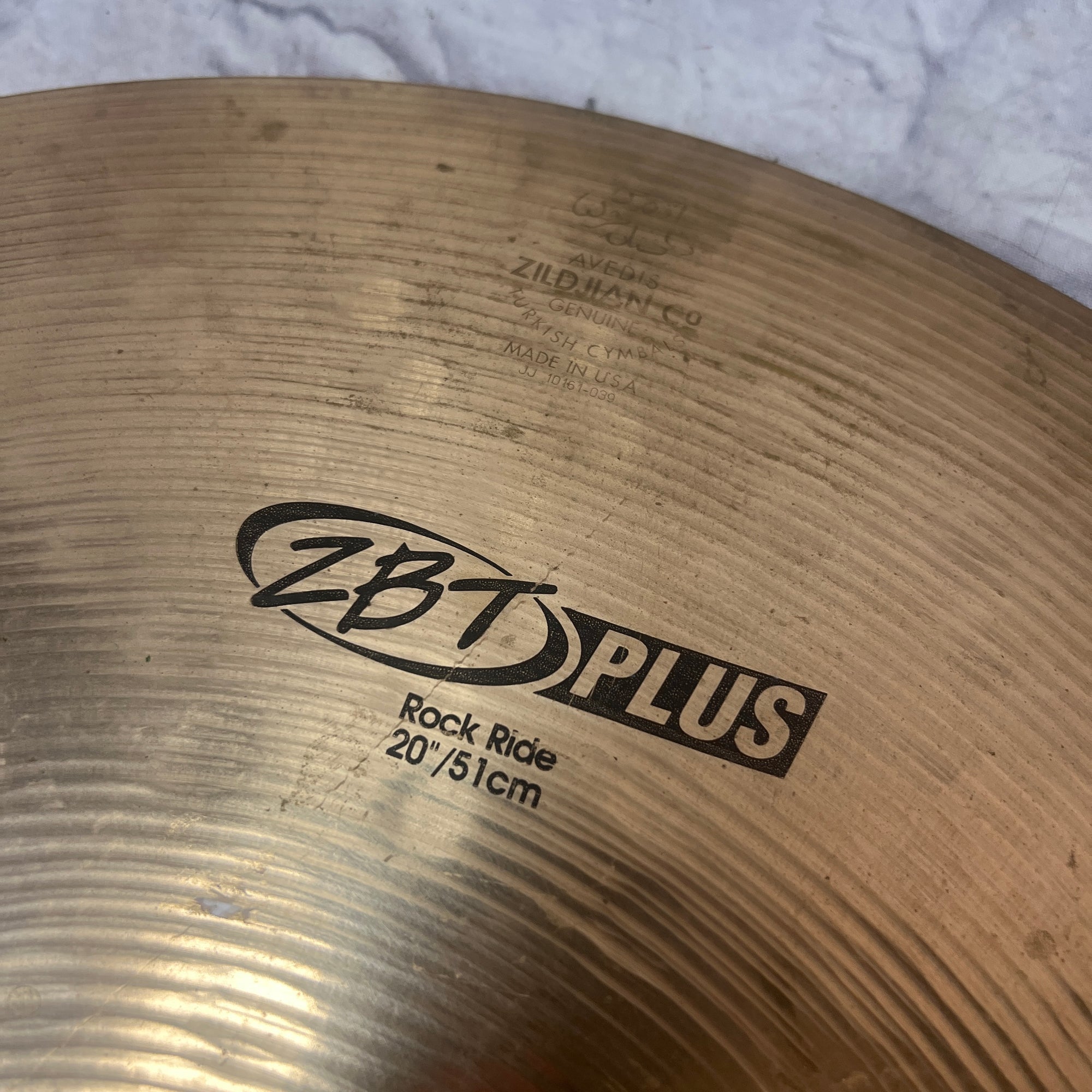 Zildjian 20 ZBT Plus Rock Ride Cymbal