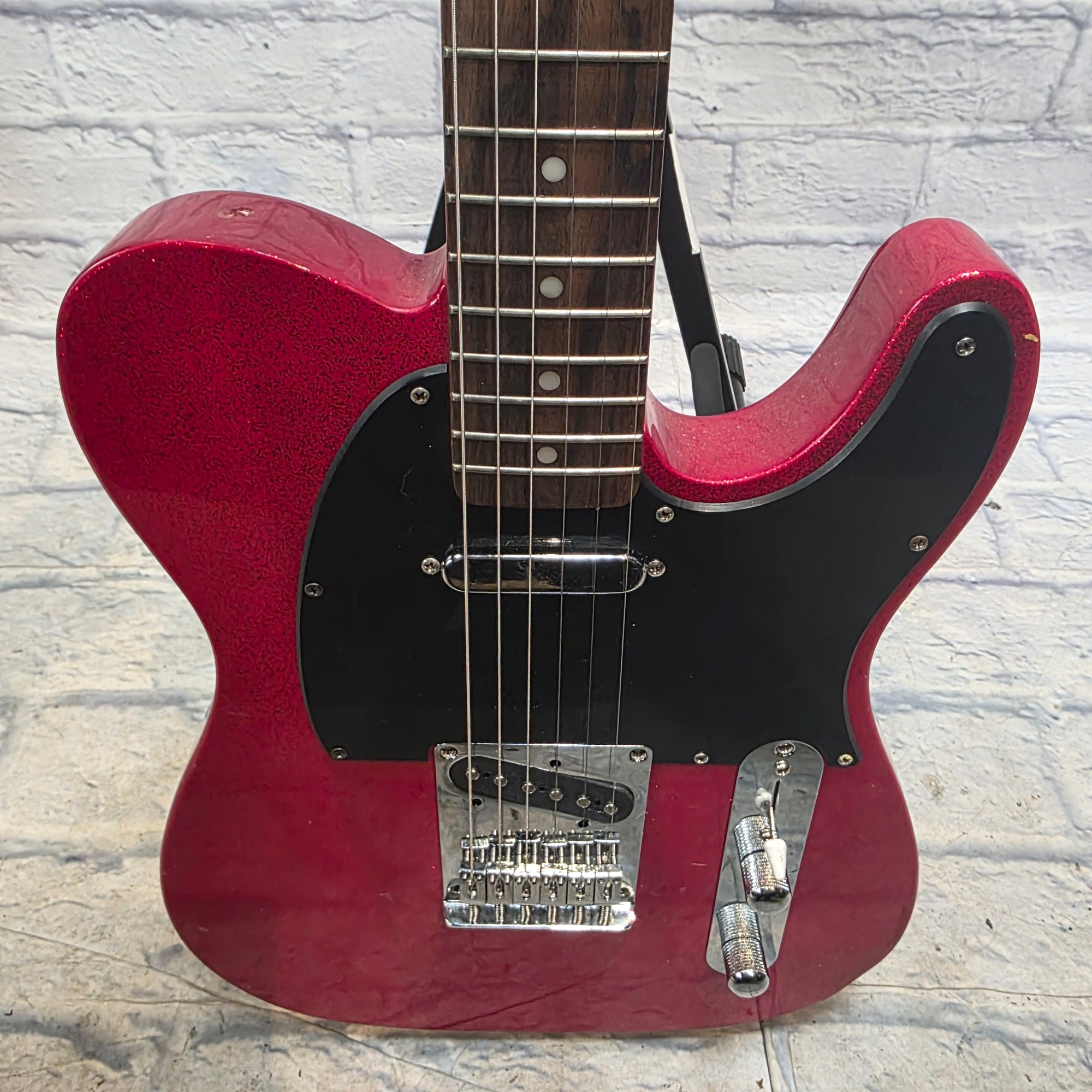 Fender Squier Telecaster "Partscaster" Red Sparkle