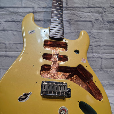 Fender/Squier Stratocaster Partscaster Husk - Gold Refinish