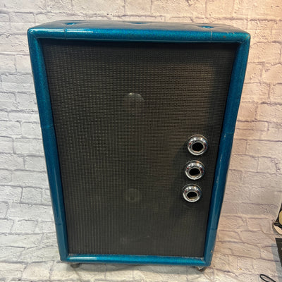 Plush Vintage P1000S 2x15 Guitar Cabinet Blue Sparkle