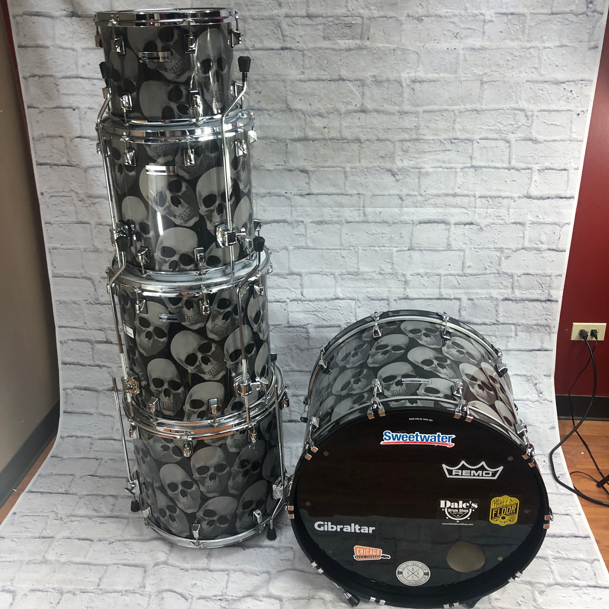 Taye TourPro Grafix Skull 5pc Drum Kit