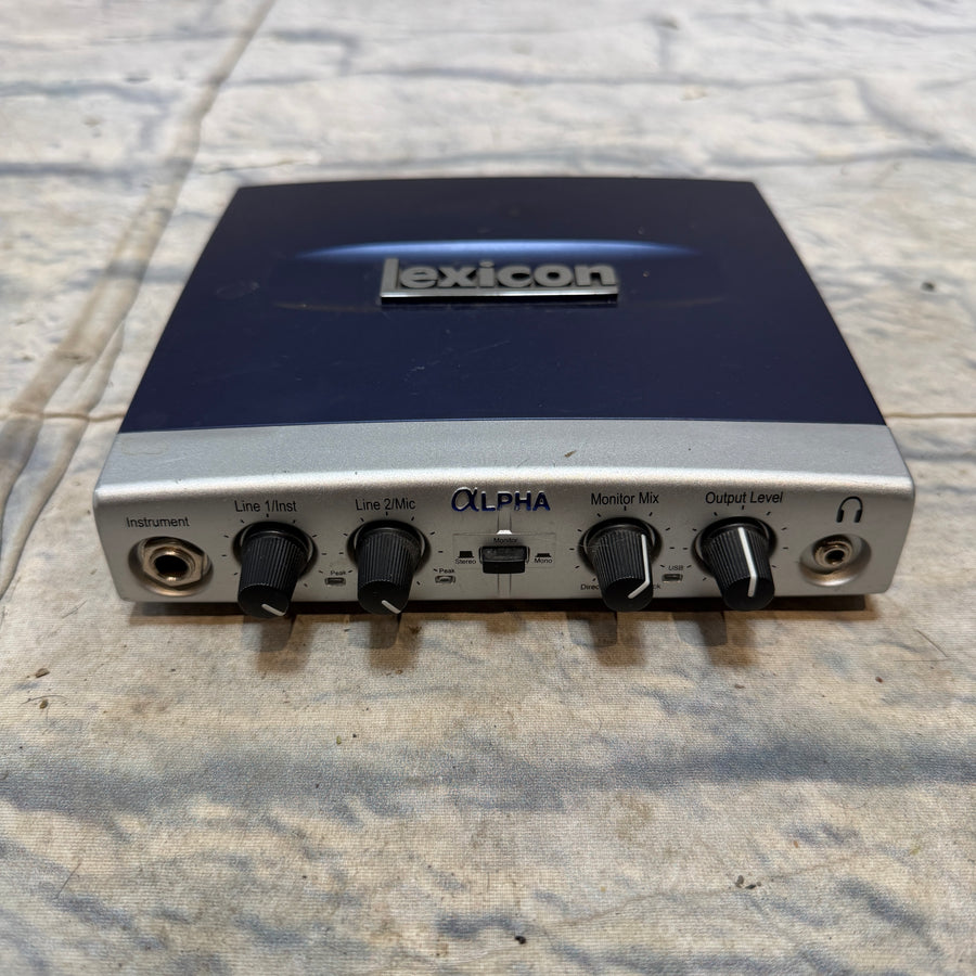 Lexicon Alpha Interface