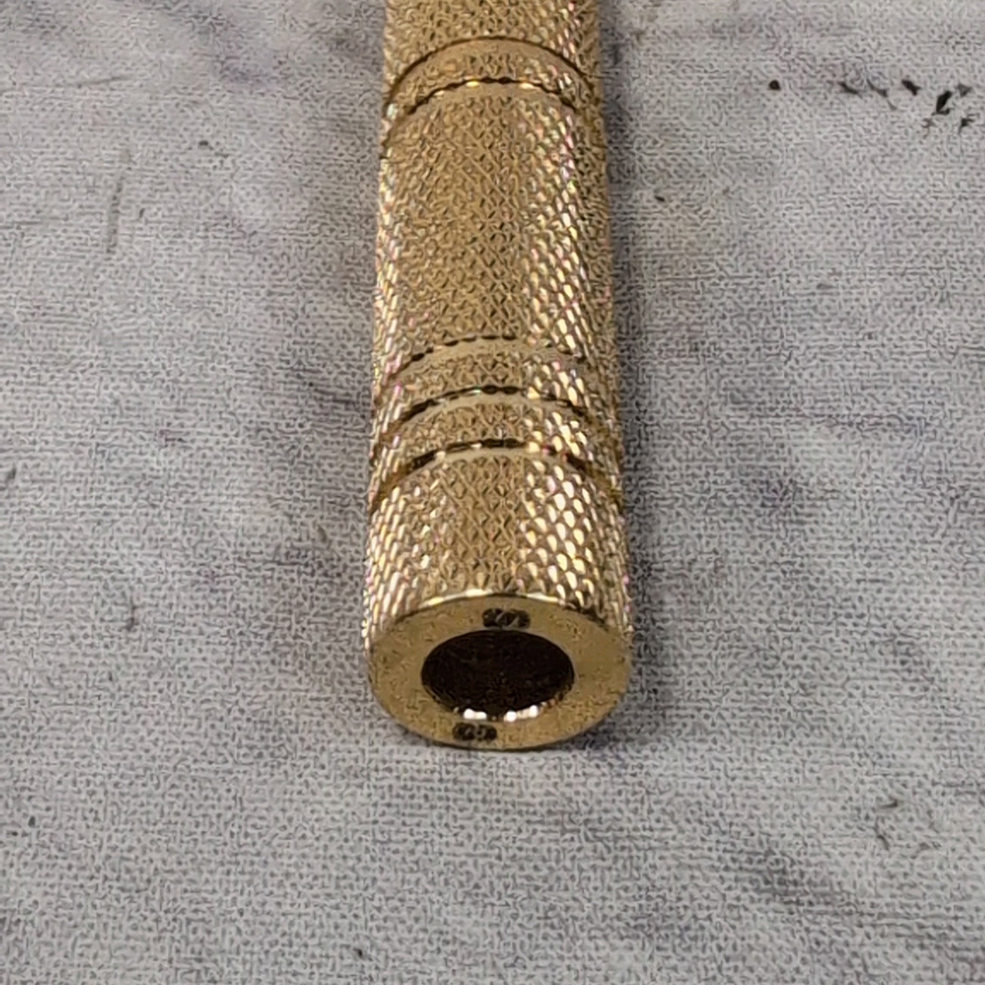 Gold 1/4 F to 1/4 F Coupler Adapter