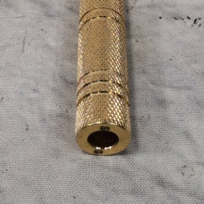 Gold 1/4 F to 1/4 F Coupler Adapter