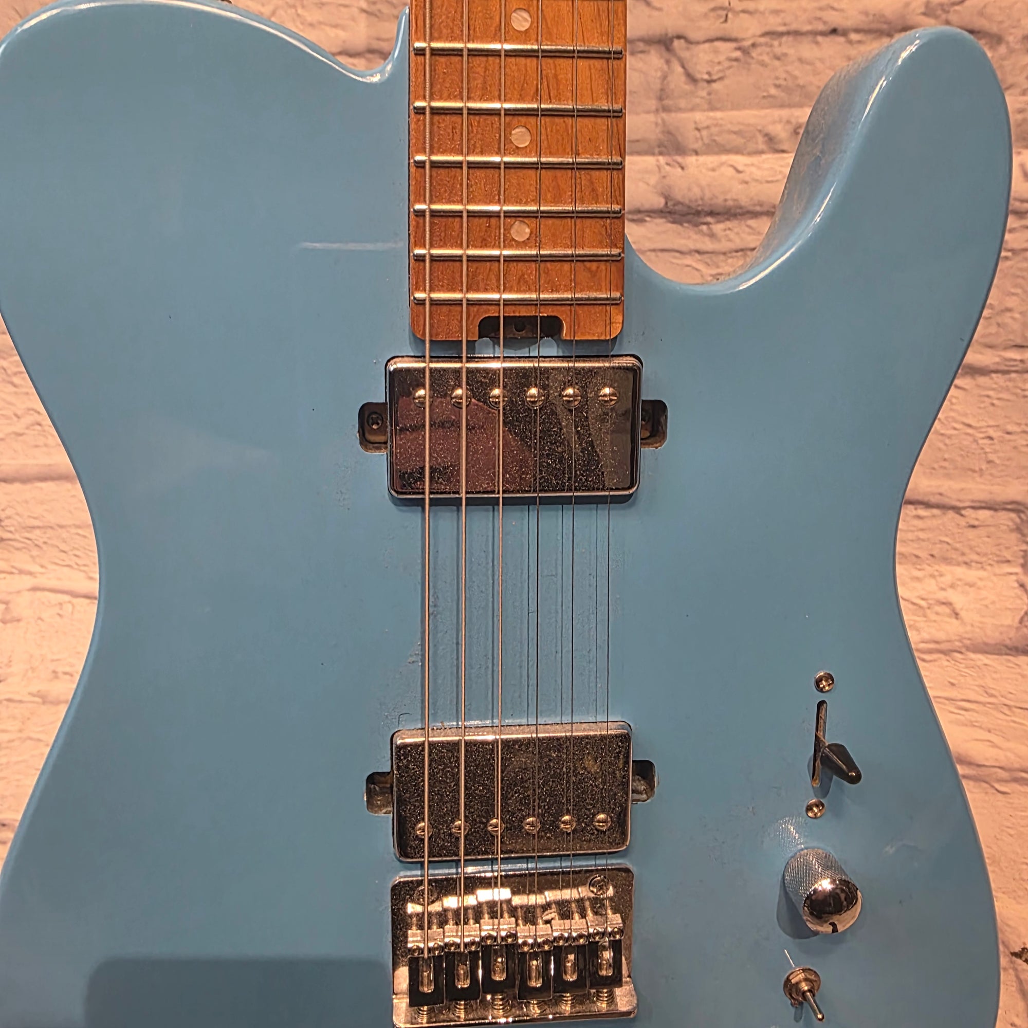 Censtar Blue Tele Style Electric Guitar