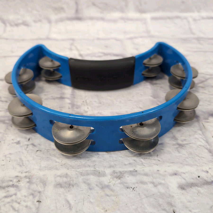 RhythmTech Crescent Handheld Tambourine Blue
