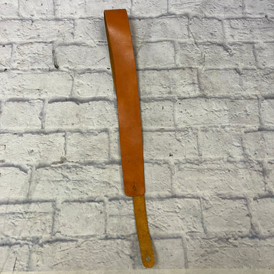 Wayco 2.5 Inch Tanned Leather Guitar Strap