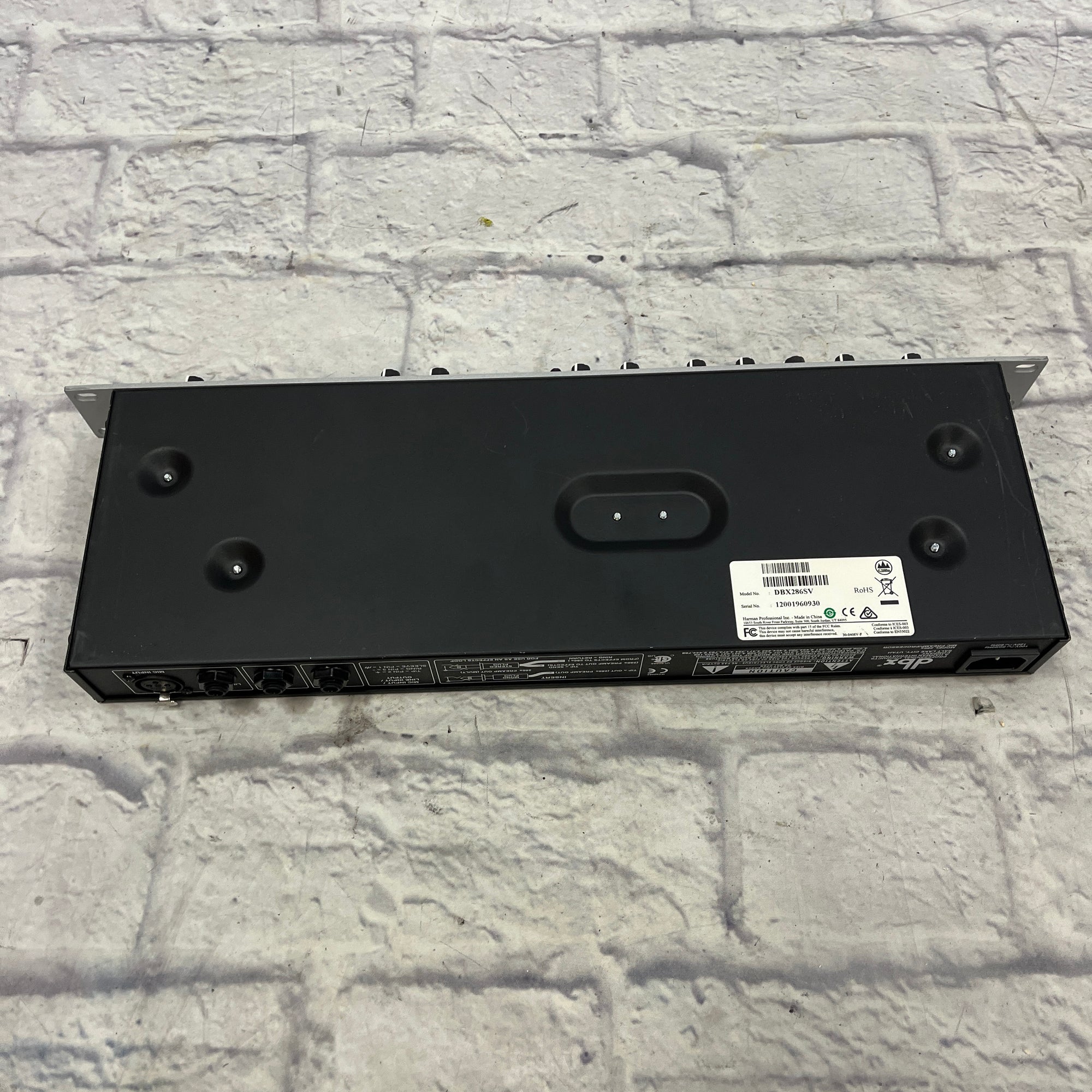 DBX 286S Rack Mic Preamp Processor
