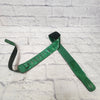 Unknown 2.5 Inch Green Sparkle Guitar Strap