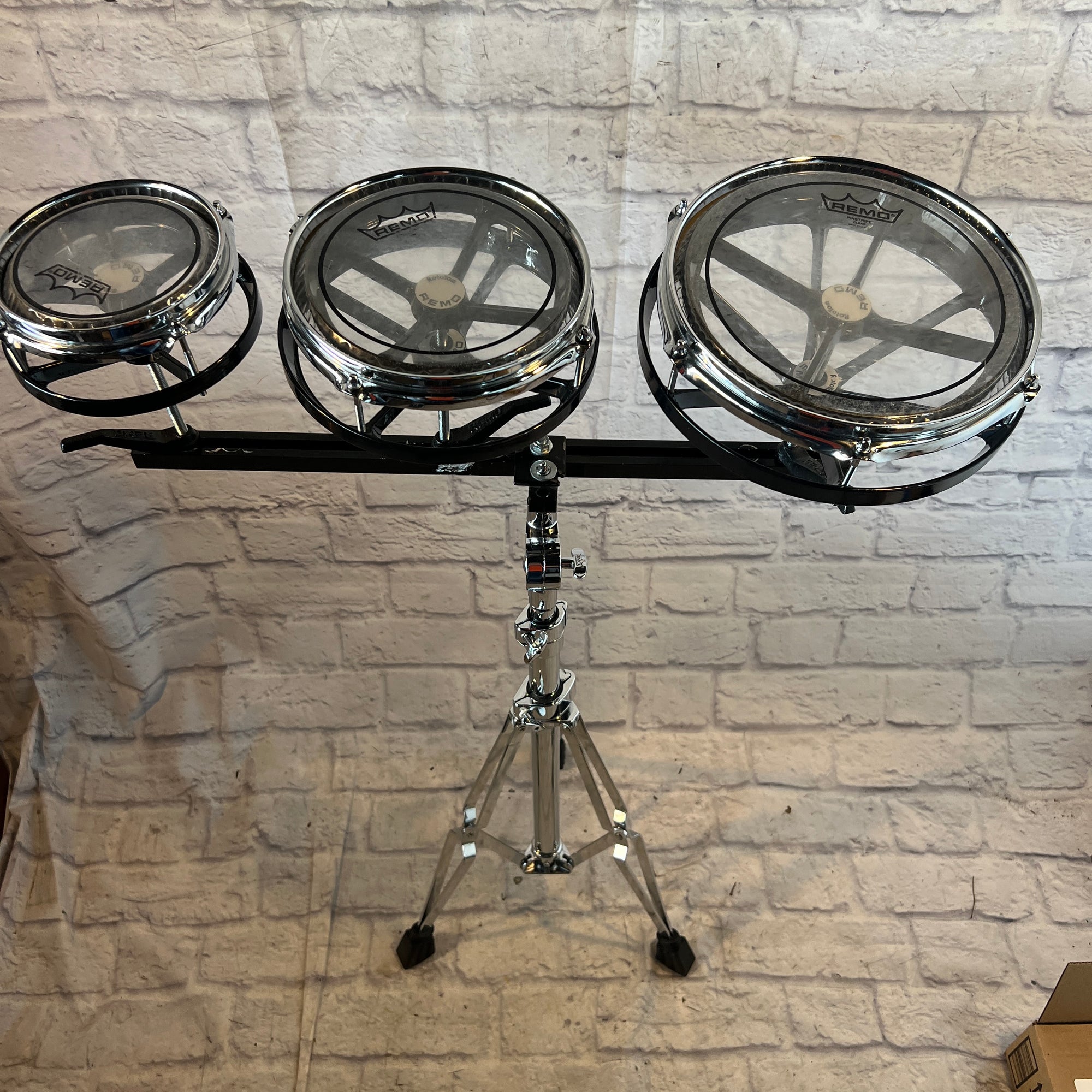 Remo RotoTom 6/8/10 Roto Toms 3pc w/ Stand