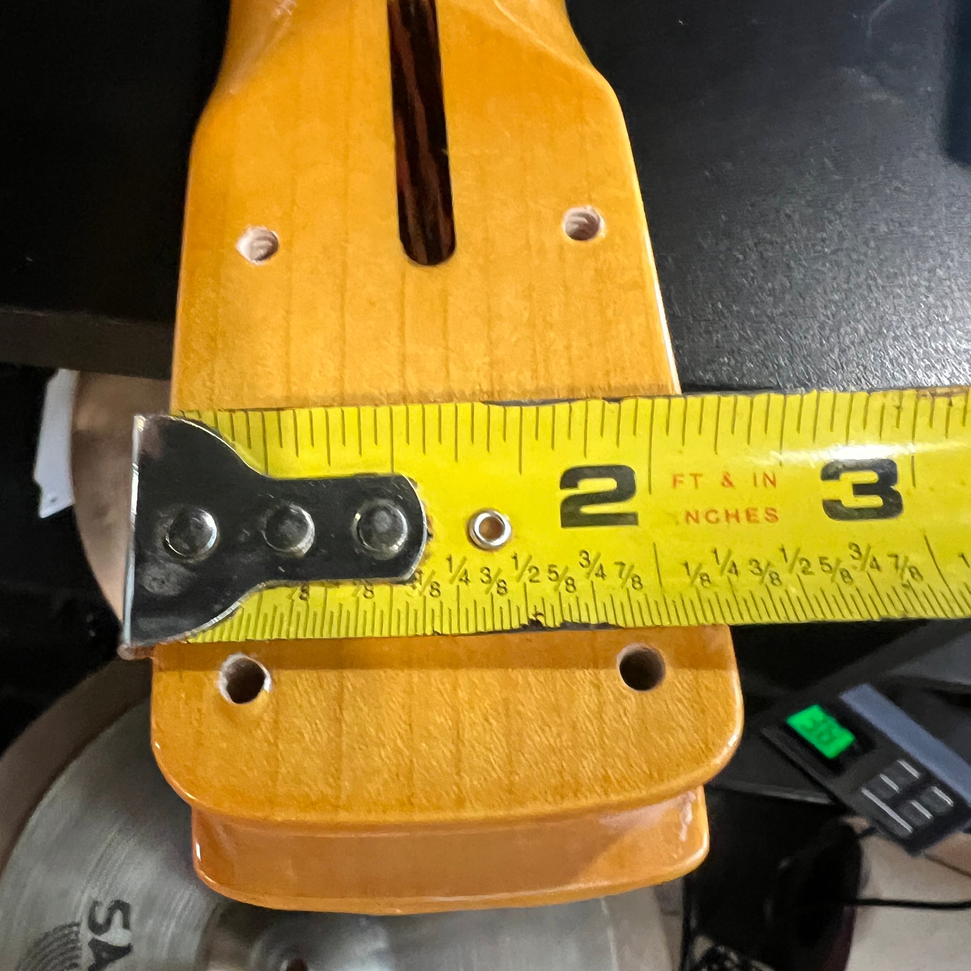 Unknown 22 Fret Maple Electric Guitar Neck