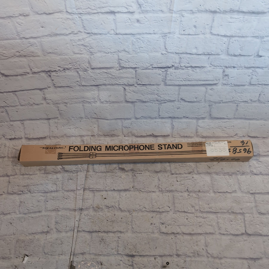 Realistic Folding Mic Stand