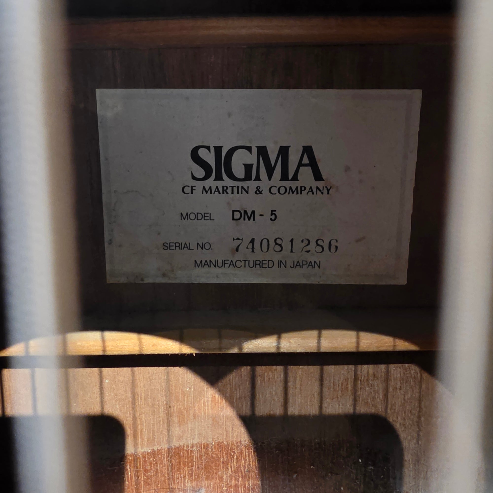 Sigma DM- 5 Acoustic Guitar