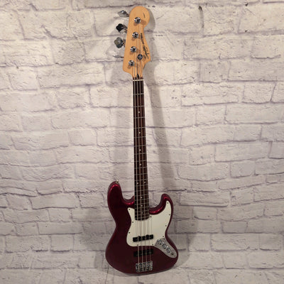 Squier Standard Series Jazz Red 4 String Bass Guitar