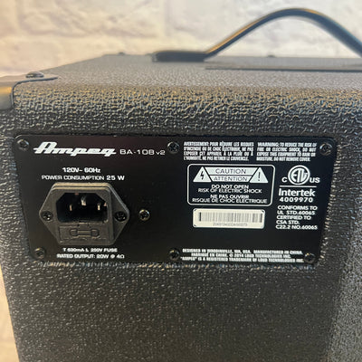 Ampeg BA-108 Bass Guitar Combo Amp