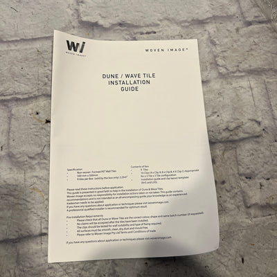 Woven Image Wave Tiles Acoustic Treatment 500mm x 500mm Set of 9