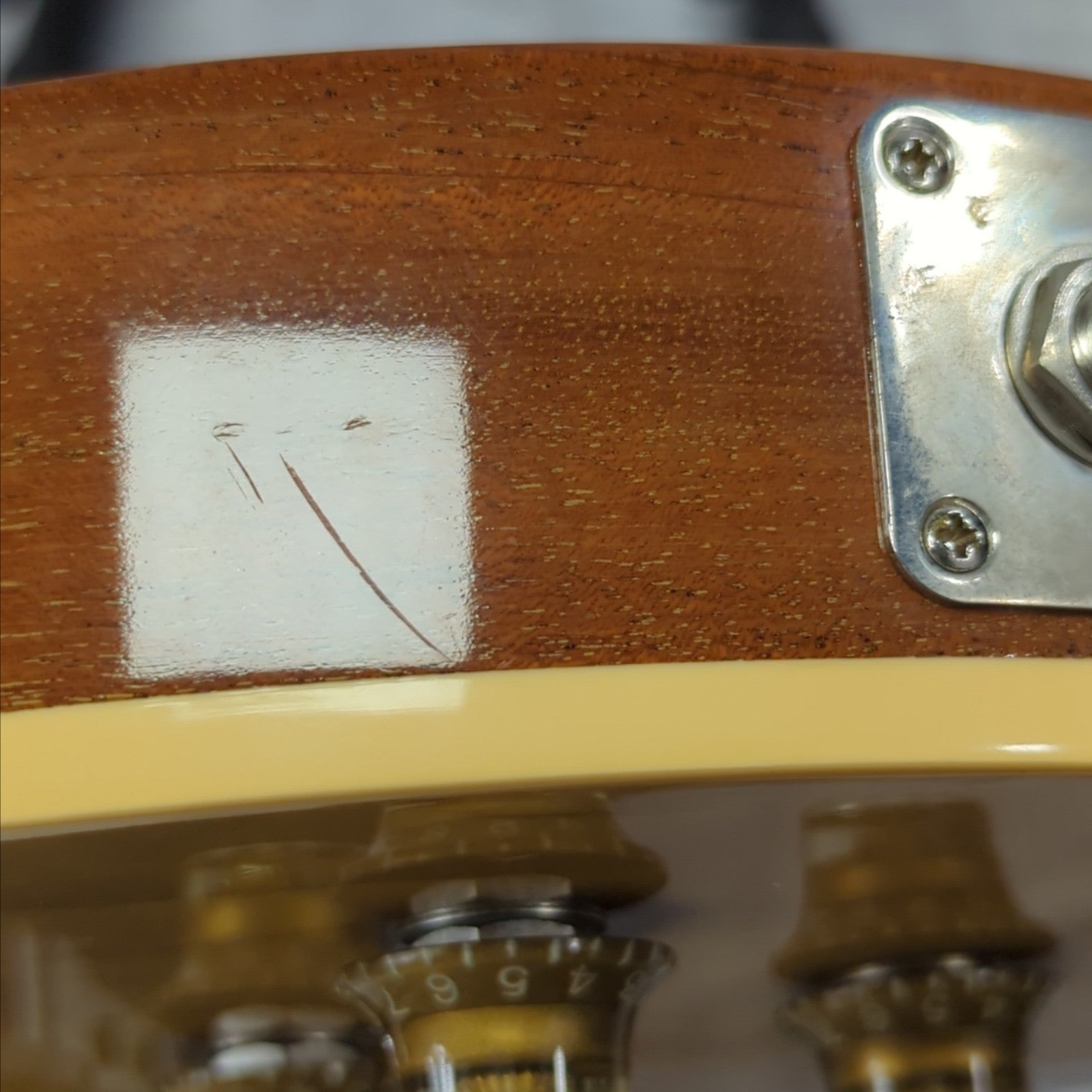 Vintage 1977 Gibson Les Paul Standard Electric Guitar Natural w/ Original Hard Case and Receipt!