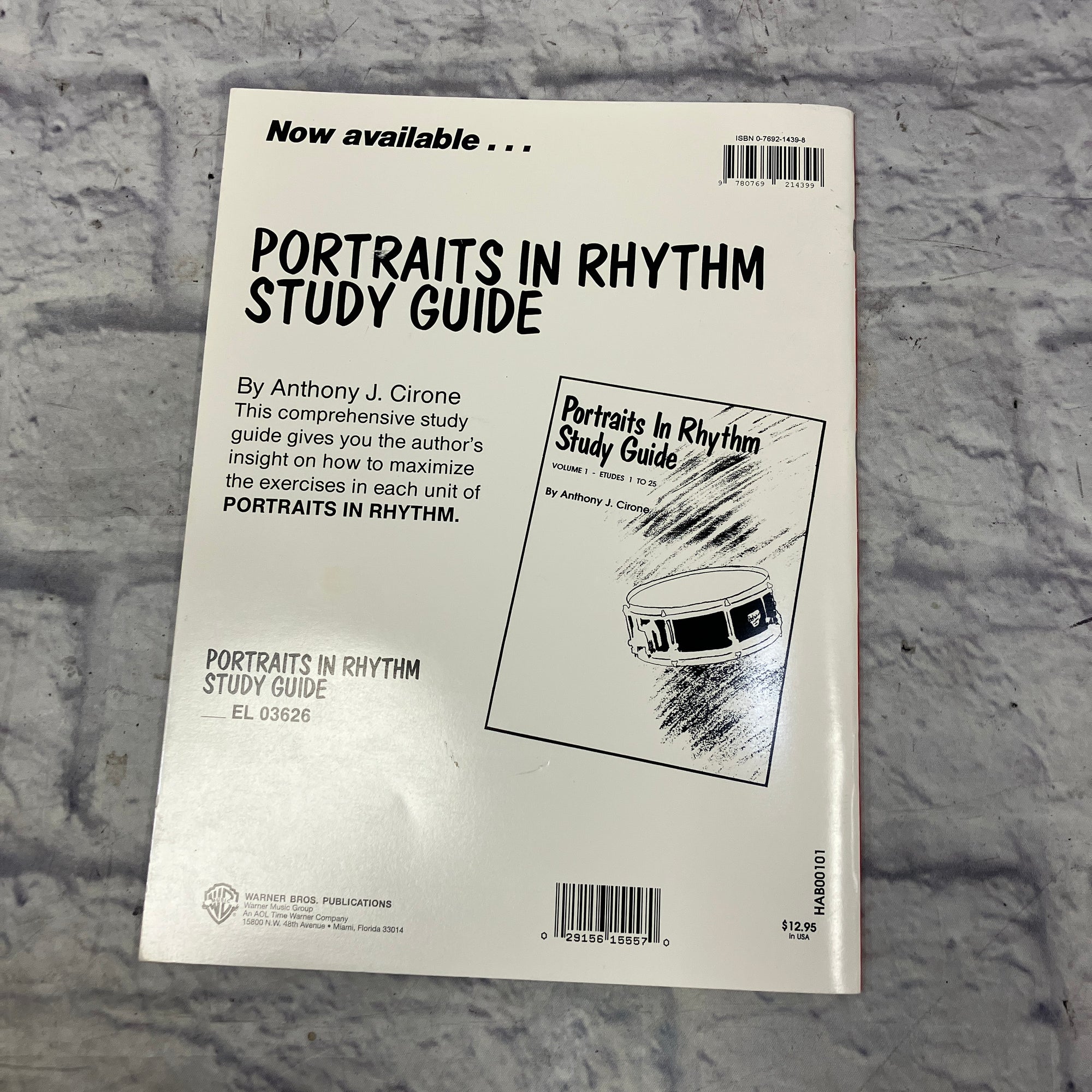 Unknown Portraits in Rhythm 50 Studies for Snare Drum Book