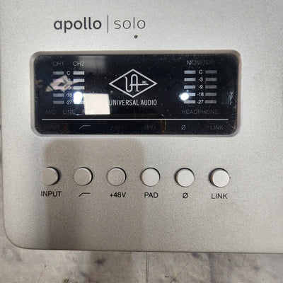 Universal Audio Apollo Solo Thunderbolt 3 Interface