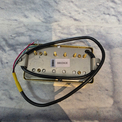 Unknown High Output Humbucker 13K Gold Bridge Pickup