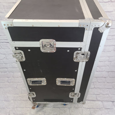 Odyssey 18U Rack Case with Slant Mixer Top