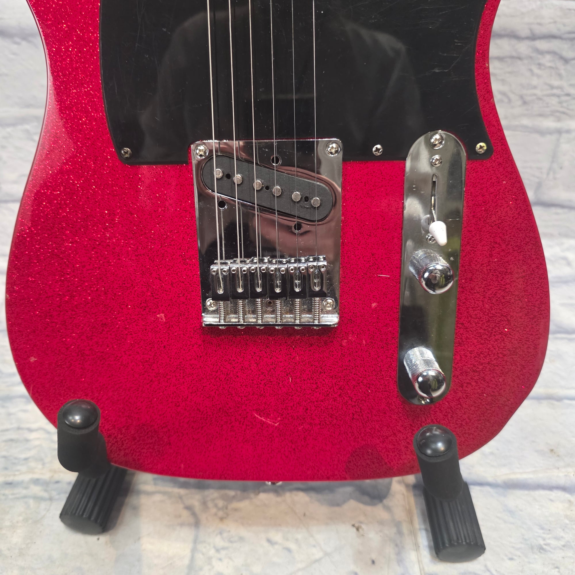 Fender Squier Telecaster "Partscaster" Red Sparkle