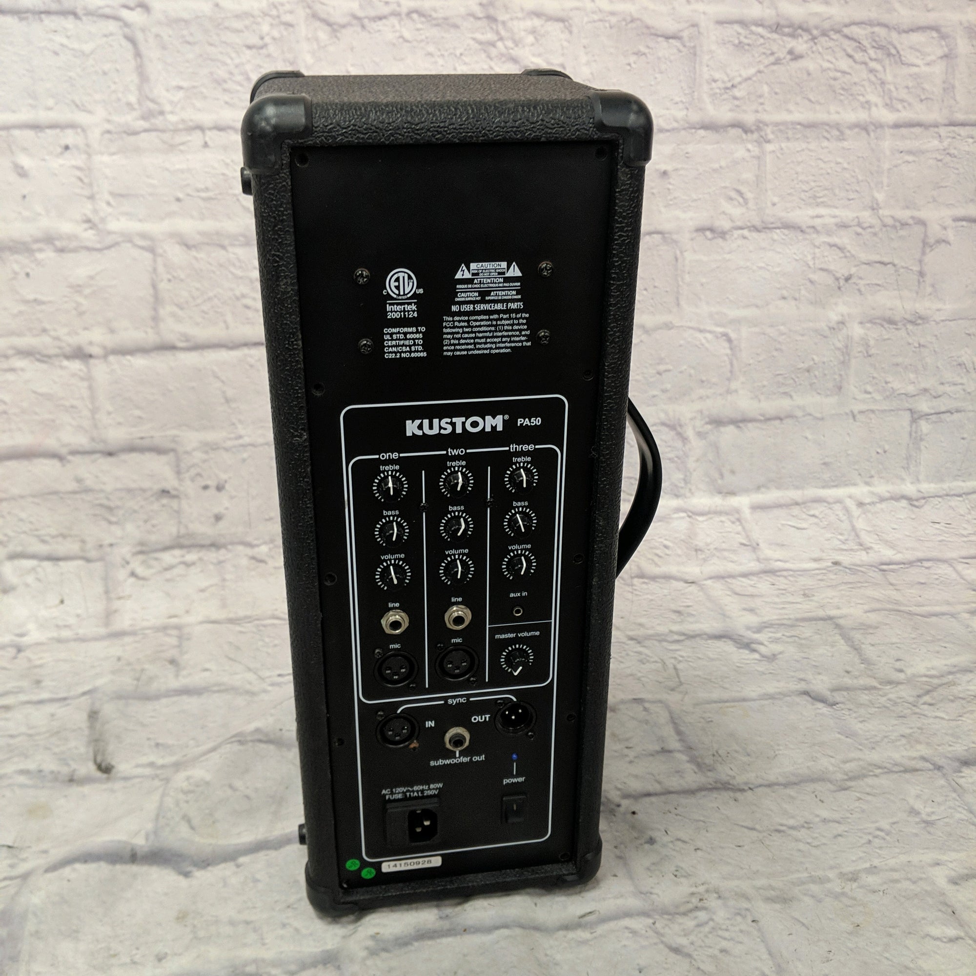 Kustom PA50 Portable Powered PA Speaker (AS IS)