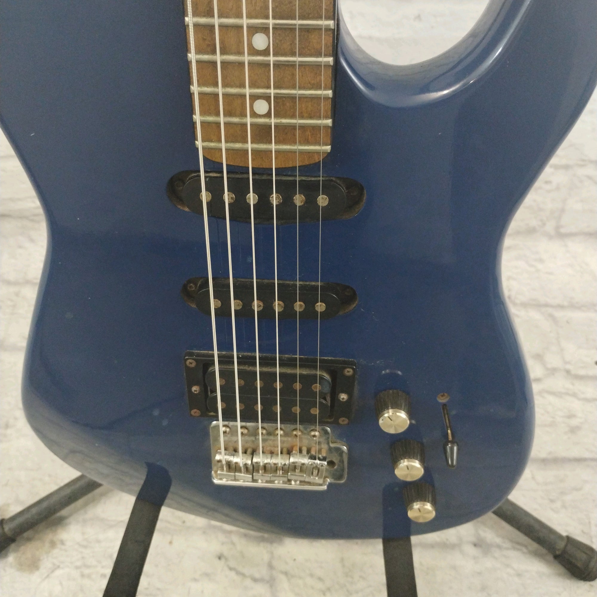 CMI Blue Electric Guitar S Style - AS IS