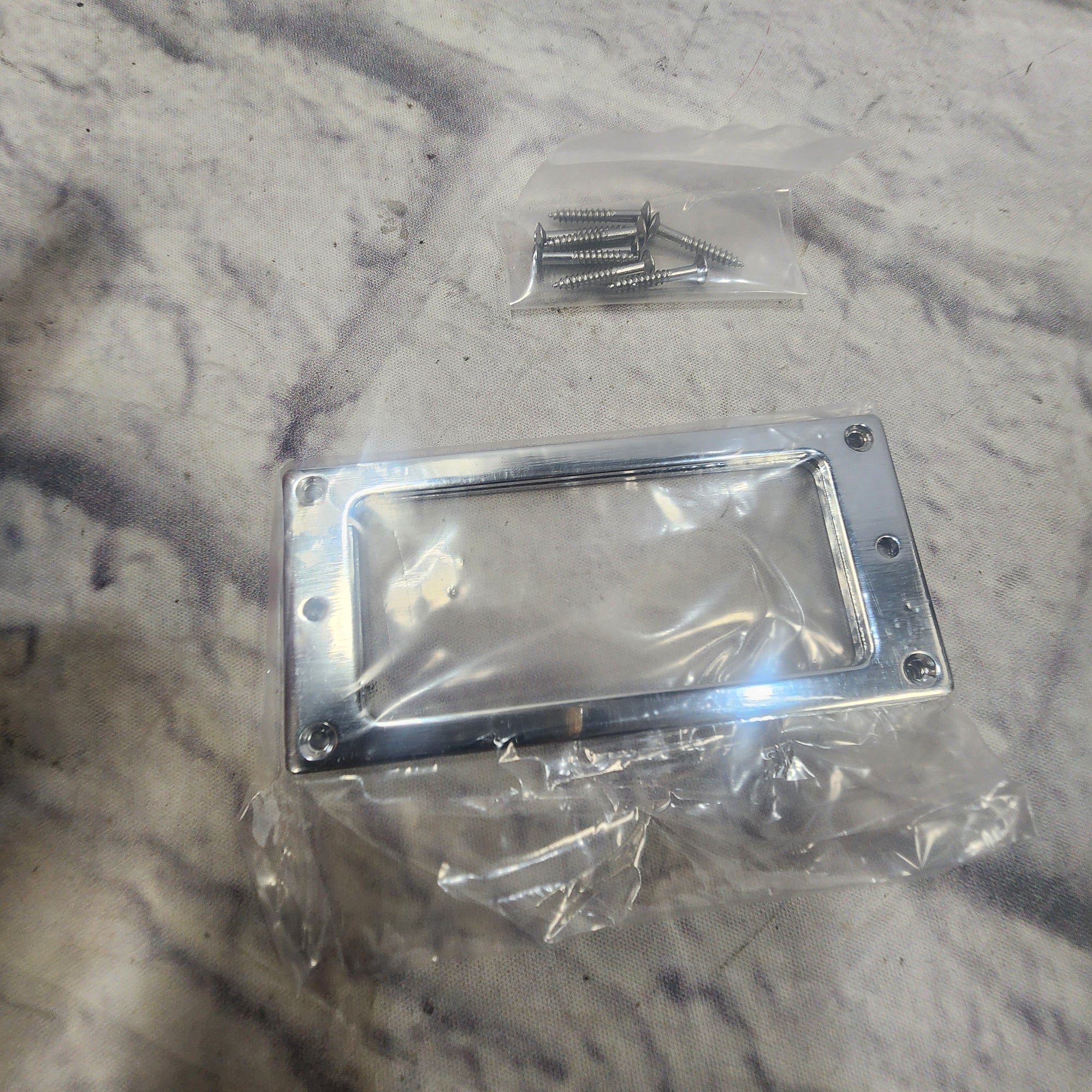 Unknown Chrome Flat Filtertron Ring Pair for Artec Entwstile Pickup