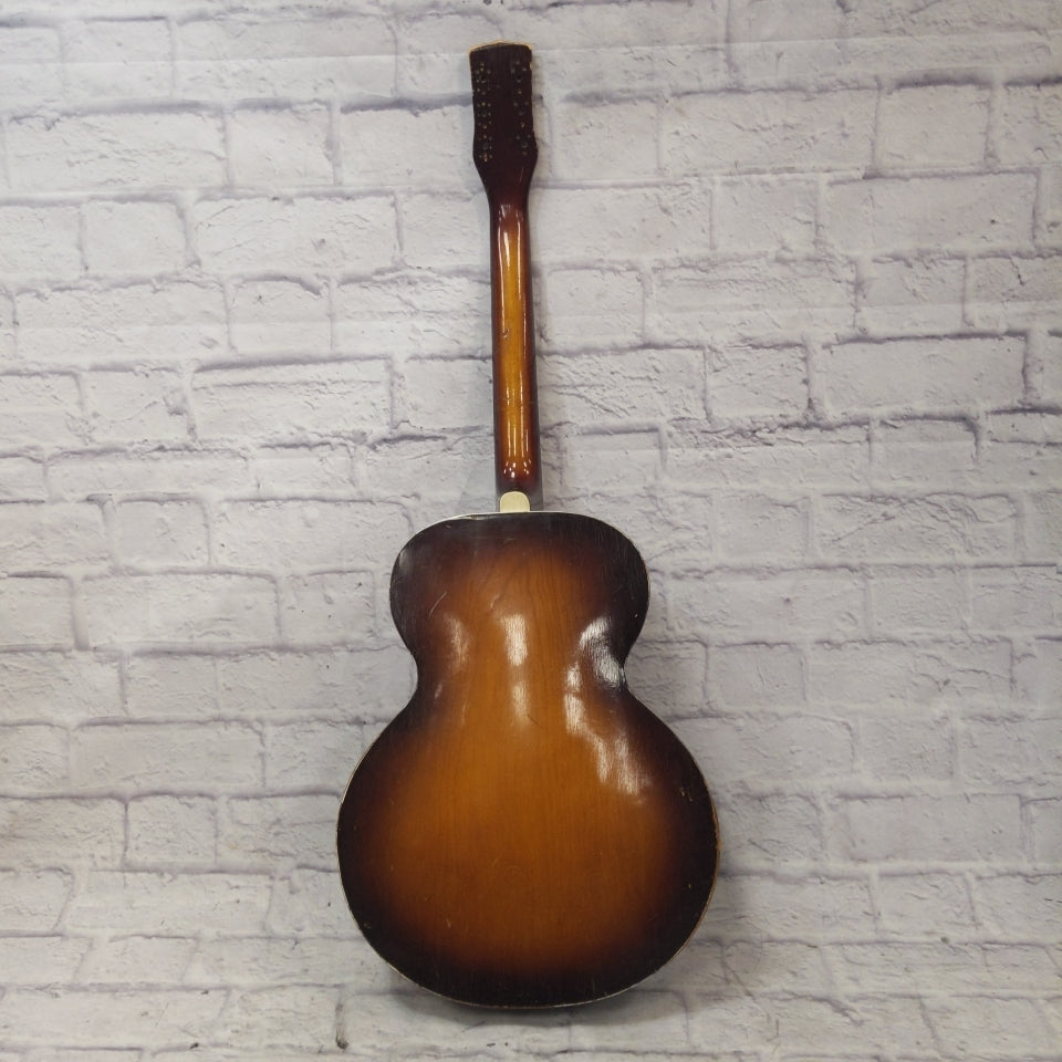 Regal Arch Top Acoustic Project with Dearmond Hershey Bar Pickup