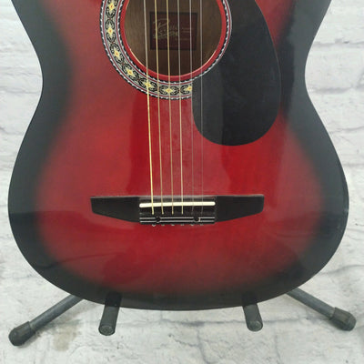 Rogue Red Acoustic Guitar