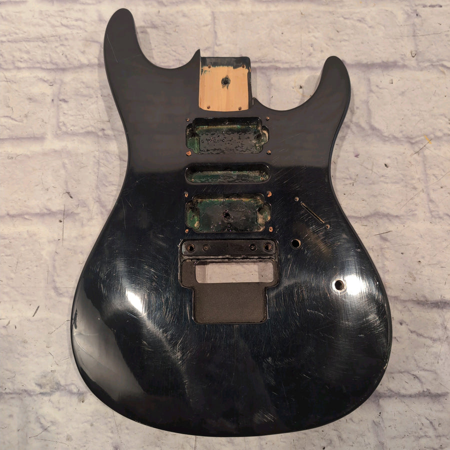 Unknown HSH Floyd Green Electric Guitar Body