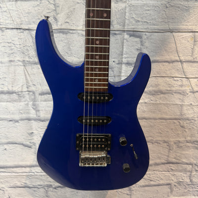Jackson Mid 00's JS20 Dinky Blue Electric Guitar
