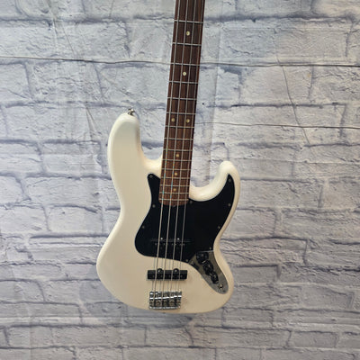 Fender 2019 White Jazz Bass MIM 4 String Bass Guitar
