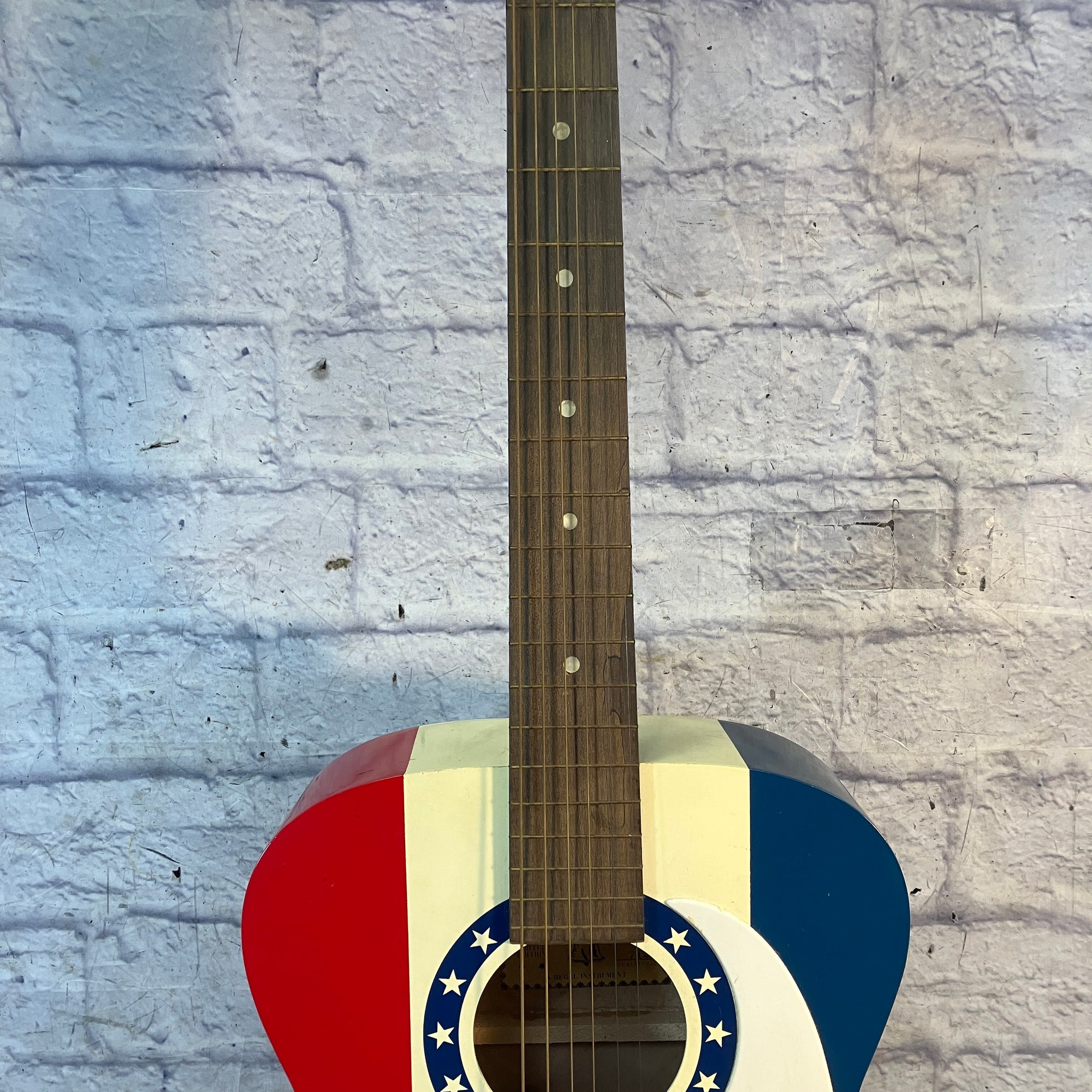 Regal Vintage 1976 Bicentennial Acoustic Guitar with Case