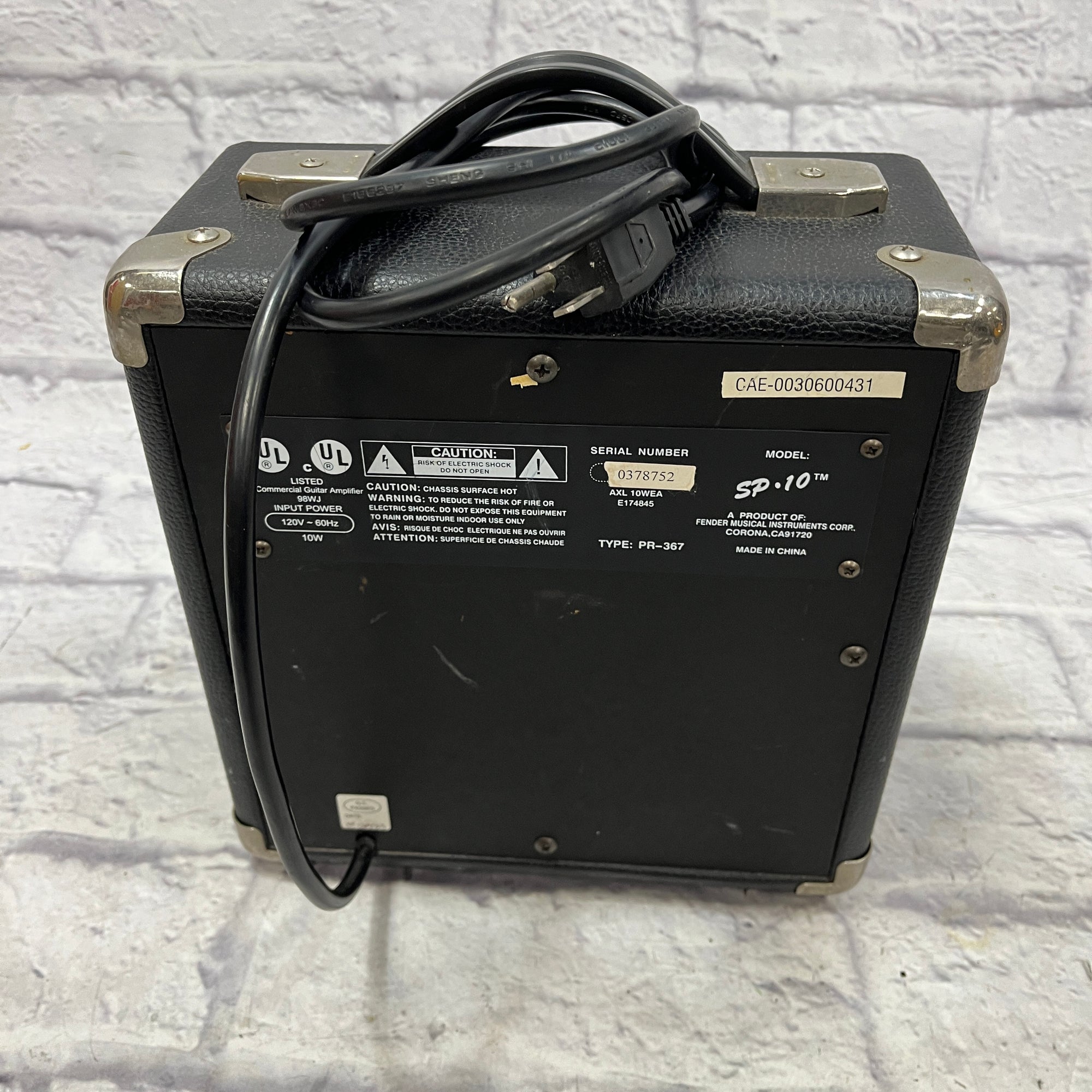 Squier SP-10 Practice Guitar Amplifier