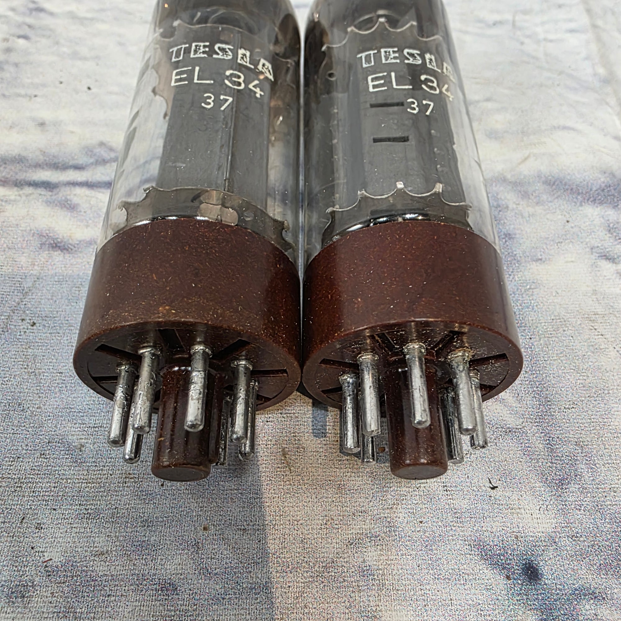 Tesla EL34 37 Tube Pair Amplifier Tubes