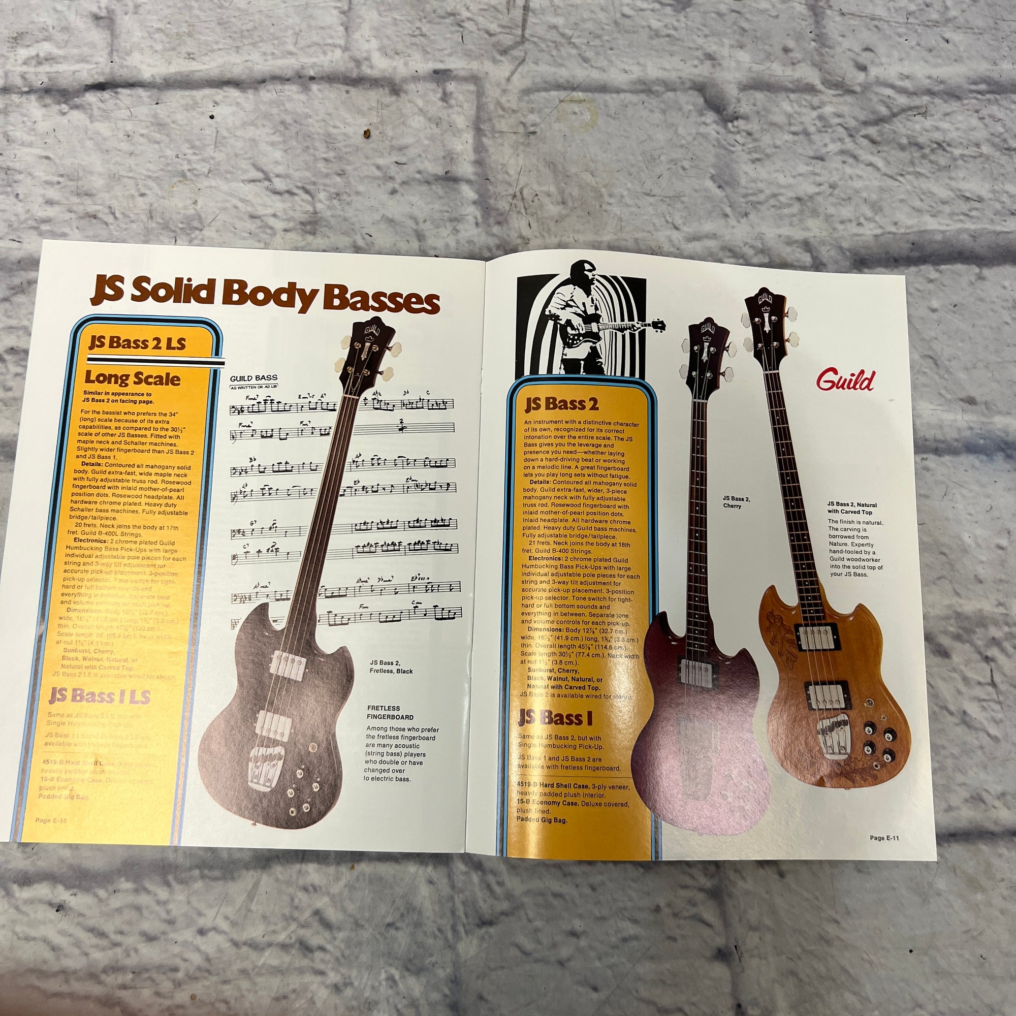 Guild 1975 Electric Guitars and Basses Catalog