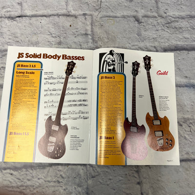 Guild 1975 Electric Guitars and Basses Catalog
